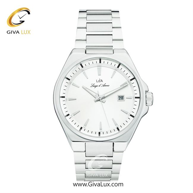 ساعت مچی اورجینال مردانه LdA نقره ای | نقره ای| نقره ای| کد رفرنس 2500